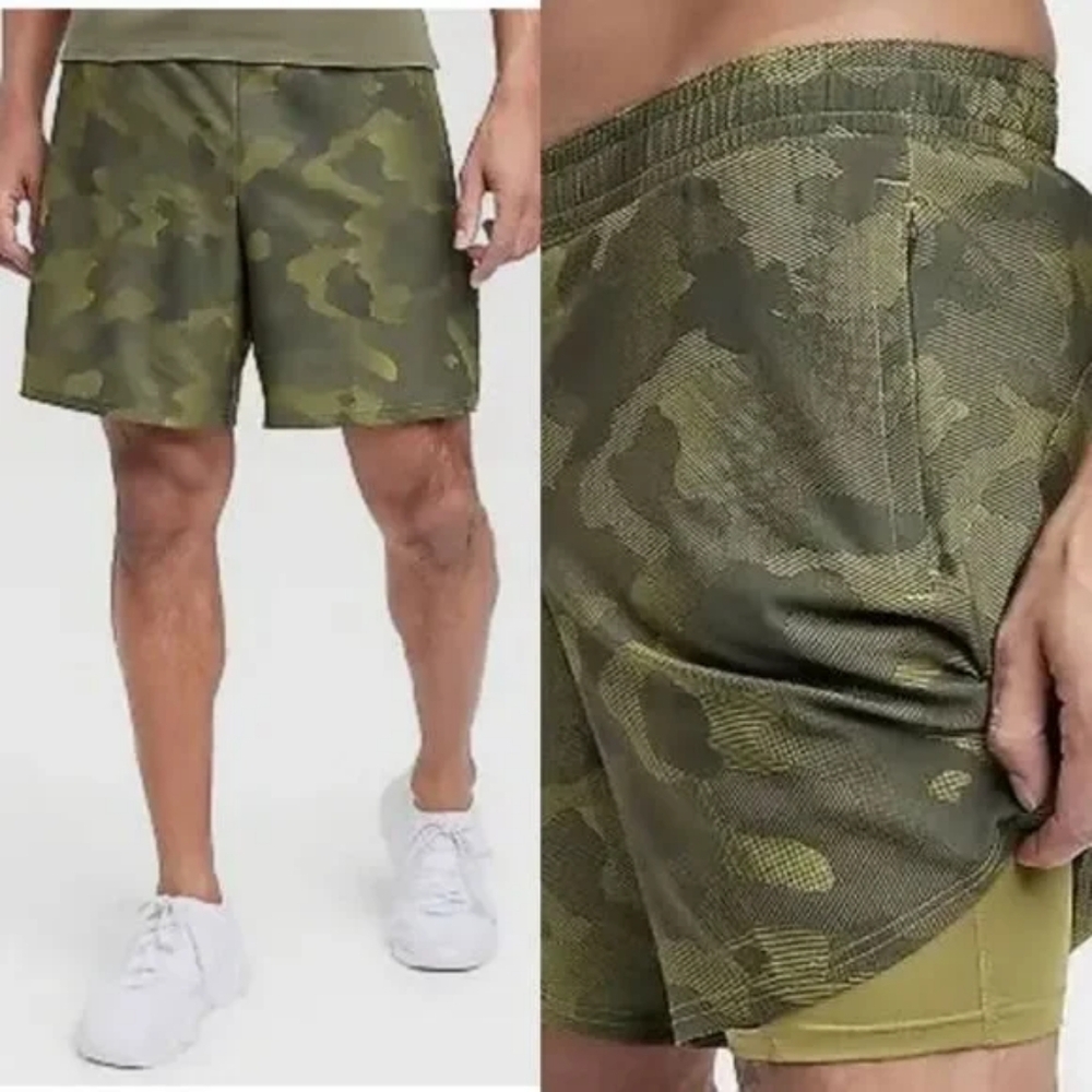 All in Motion XXL Camouflage Athletic Shorts